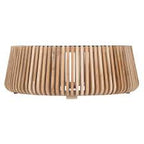 Lindi lekkert salongbord i teak og glass