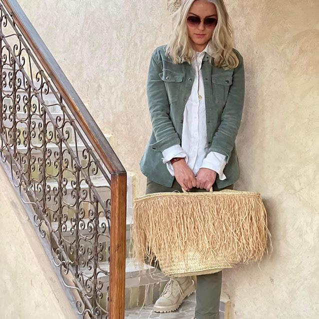 Marokkansk handleveske med frynser