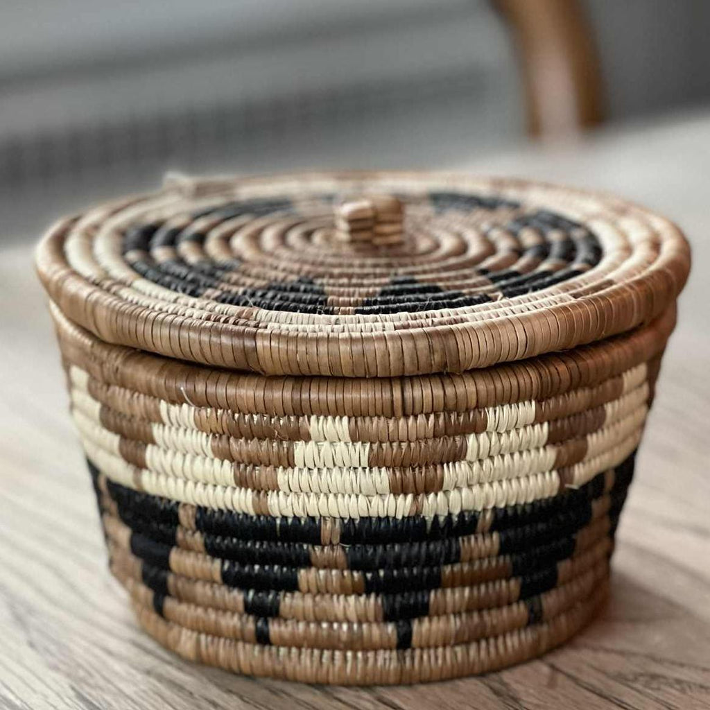 Zulukurv - Oppbevaringsboks med lokk