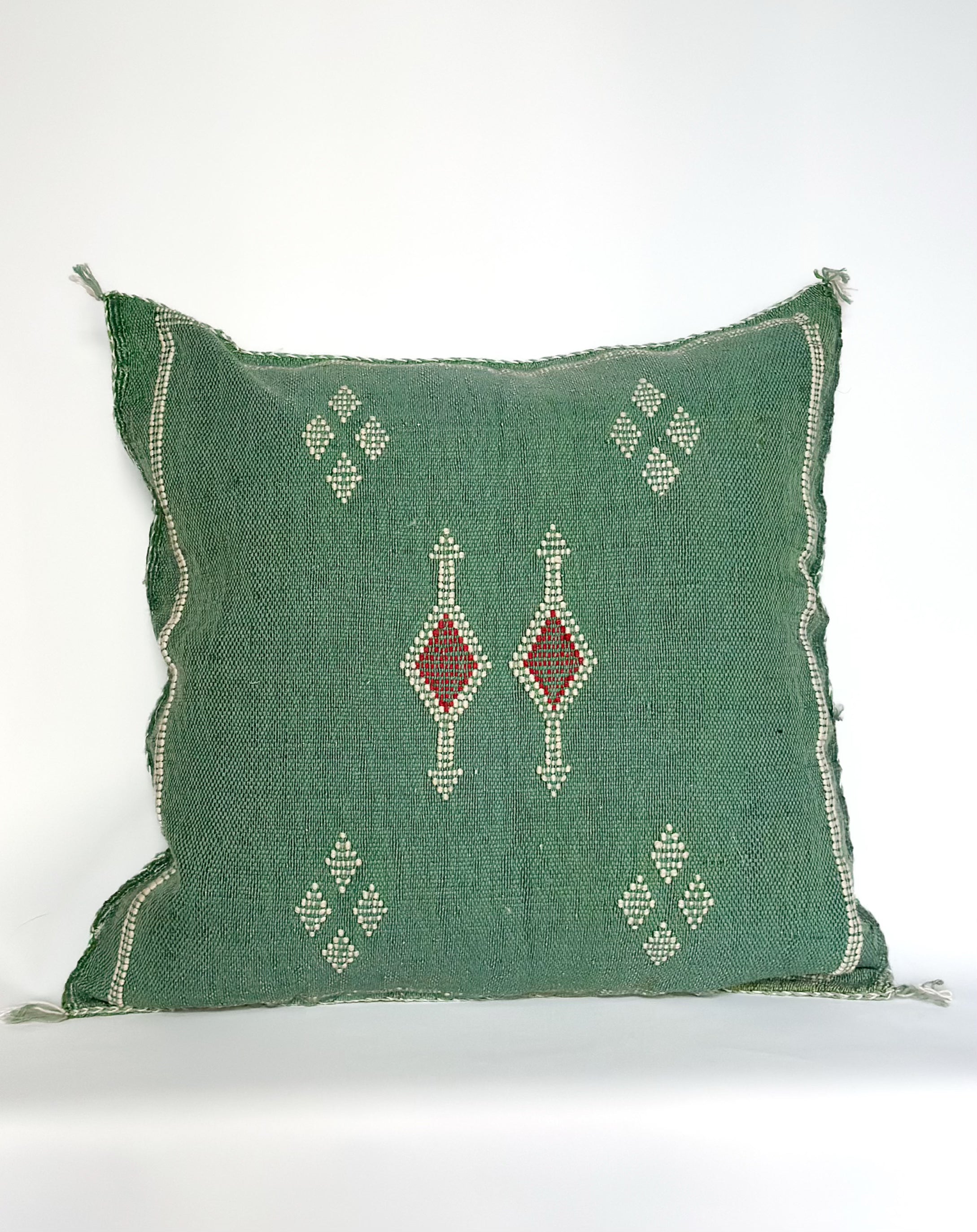 Putetrekk 50x50 smaragd grønn