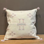 Moroccan cushion cover in agave silk 50x50