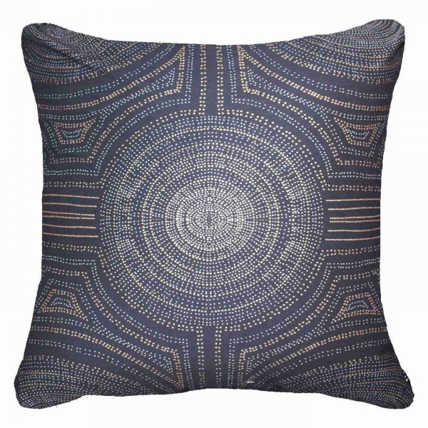 Designpute Abiriginal Dot Navy fra Bandhini Design House