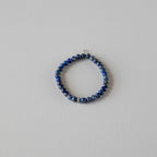 Armbånd med halvedelstener - Blå Lapis Lazuli