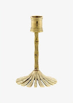 Bambus lysestake i resirkulert messing, 15 cm