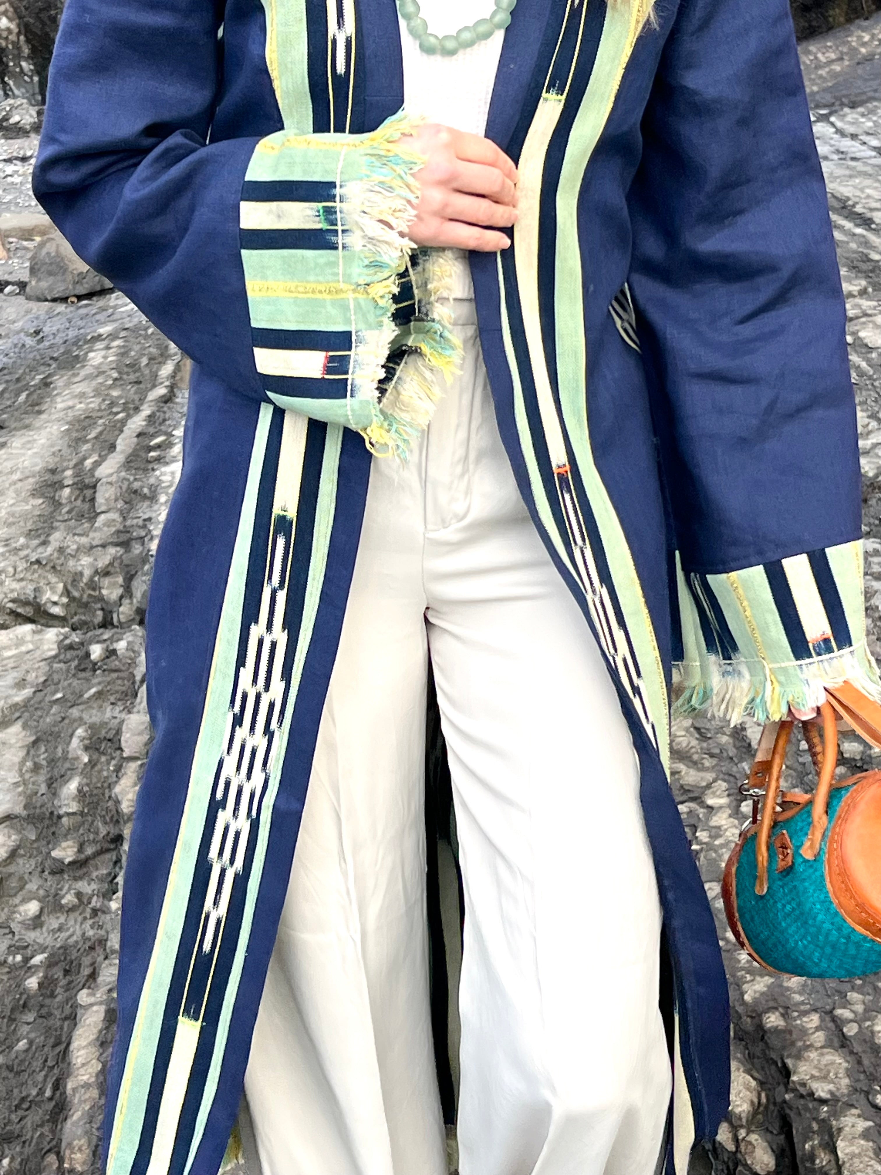Kimono i vintagestoff