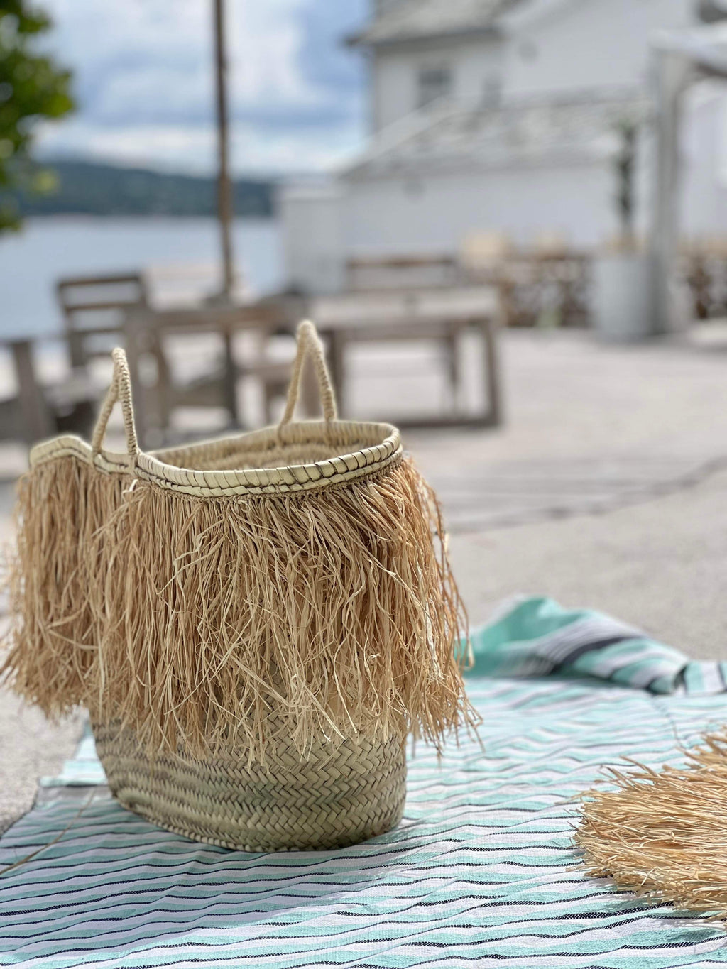 Marokkansk handleveske med frynser