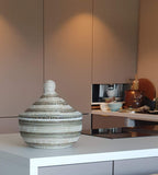 Kumba kurv sort og grå