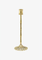 Bambus lysestake i resirkulert messing, 26 cm