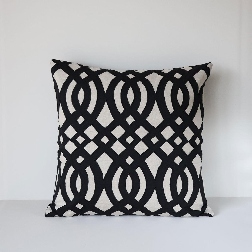 Diamond Scroll Putetrekk Sort