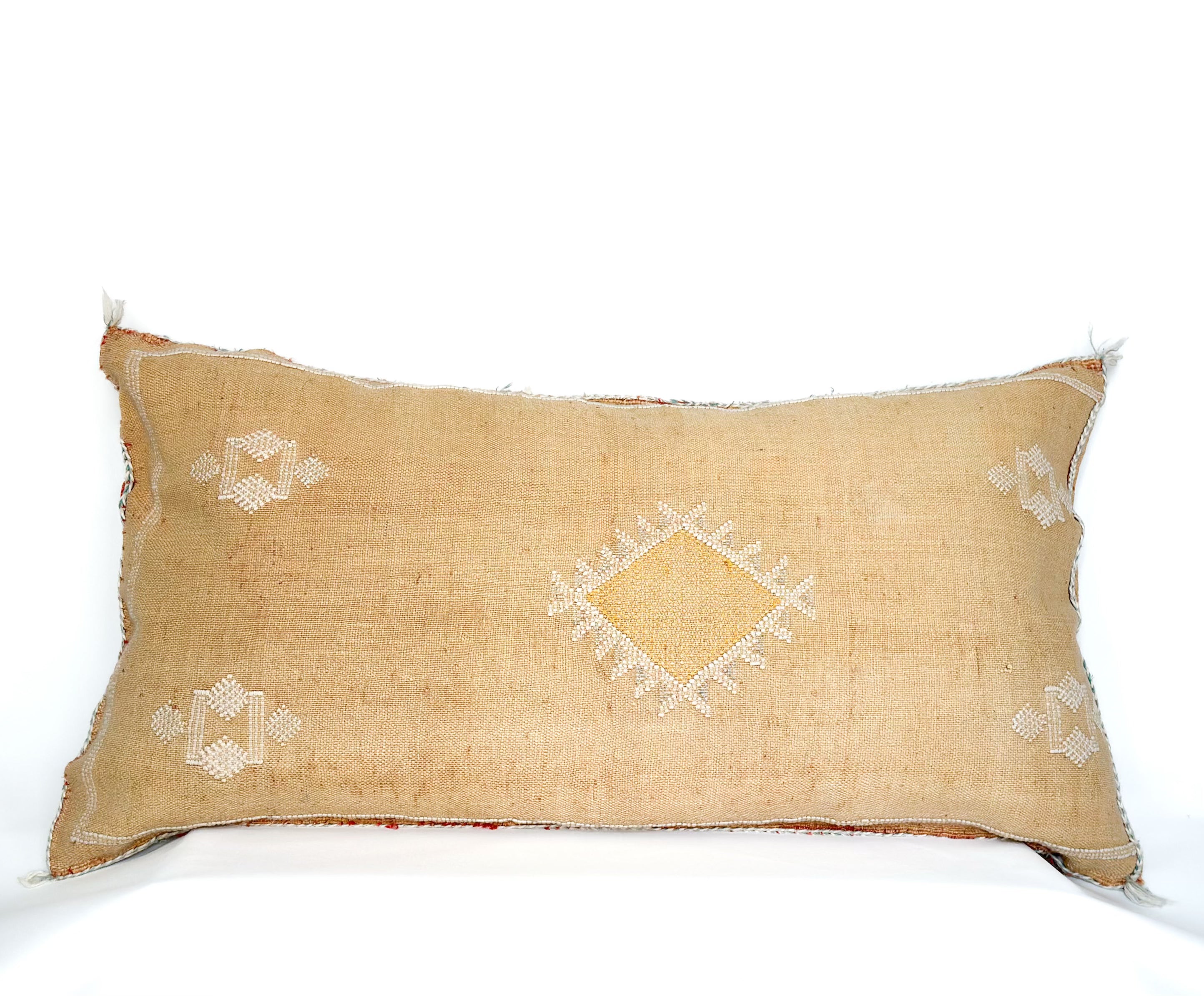 Marokkansk Putetrekk 50x90 Lys gul