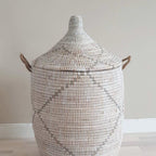 Savannenkurv - Hvit med sølvkryss