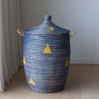 Savannenkurv - Blå og gul