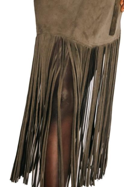 Alona Fringe Skjørt