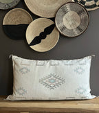 Marokkansk pudebetræk i agavesilke 50x90