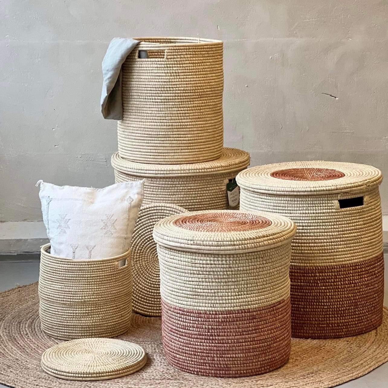 Kurv med flatt lokk - Stor