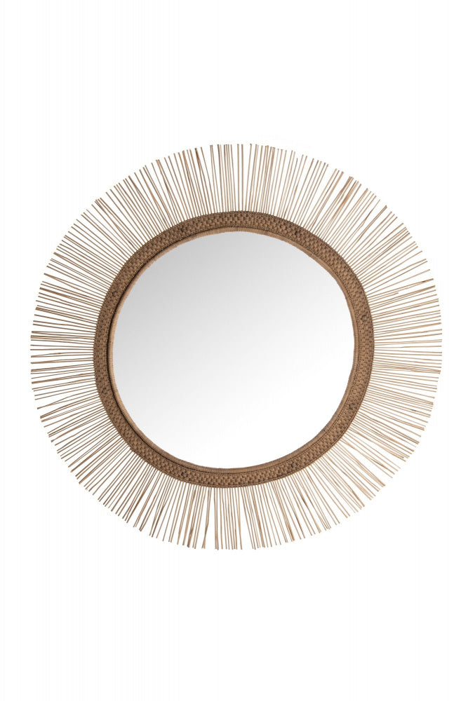 Sol speilramme flettet stor