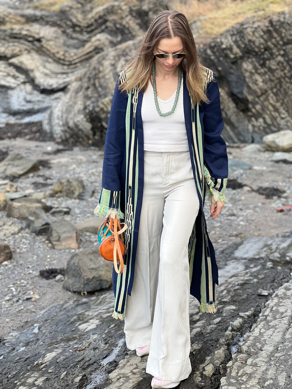 Kimono i vintagestoff