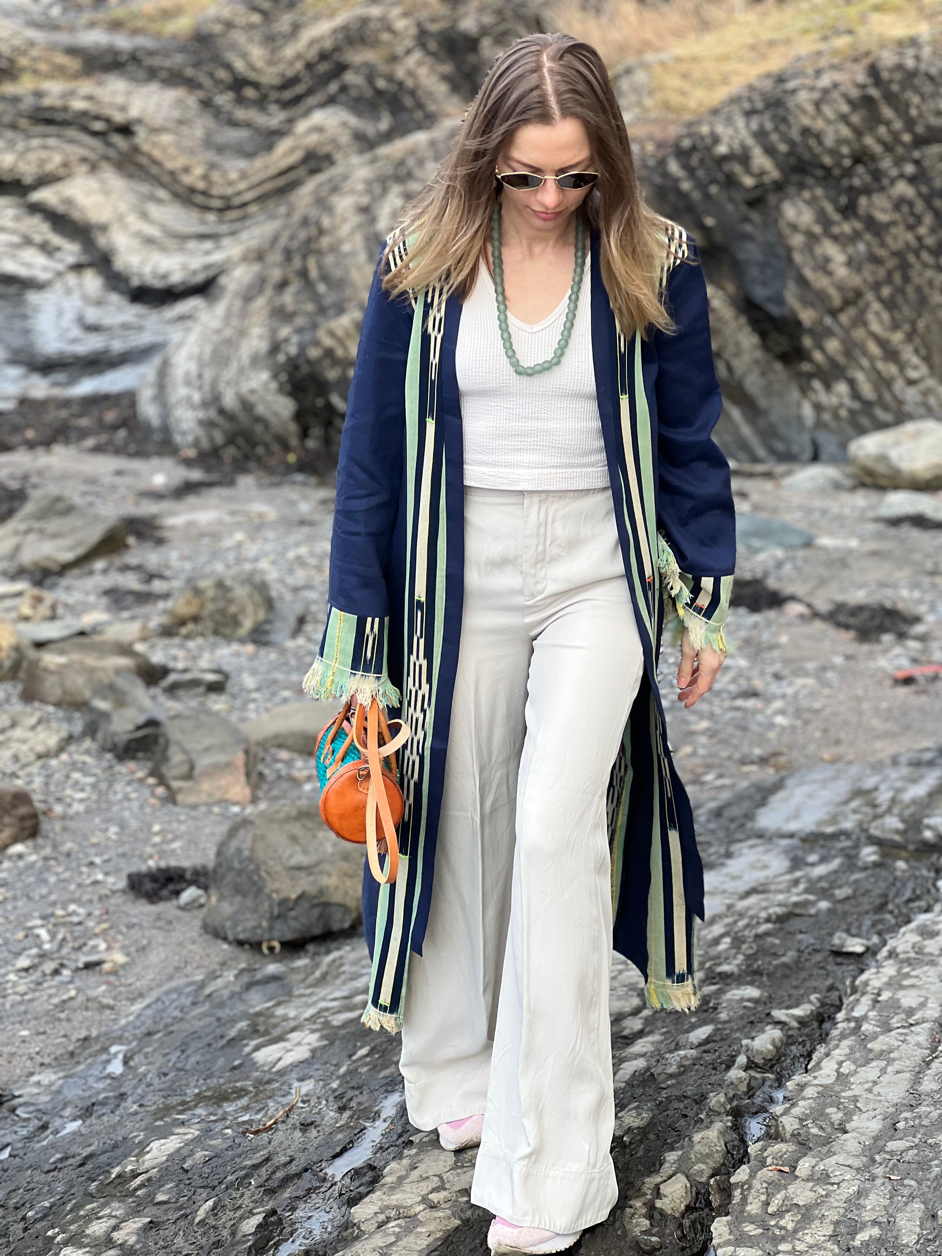 Kimono i vintagestoff