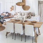 Aruba spisebord i resirkulert teak