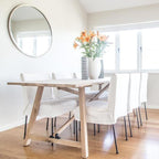 Aruba spisebord i resirkulert teak