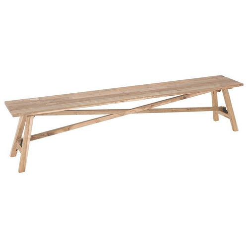 Aruba bench in recycled teak
