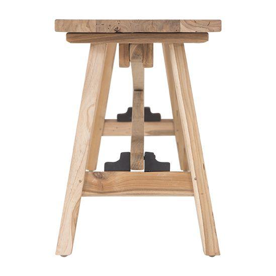 Aruba benk i resirkulert teak