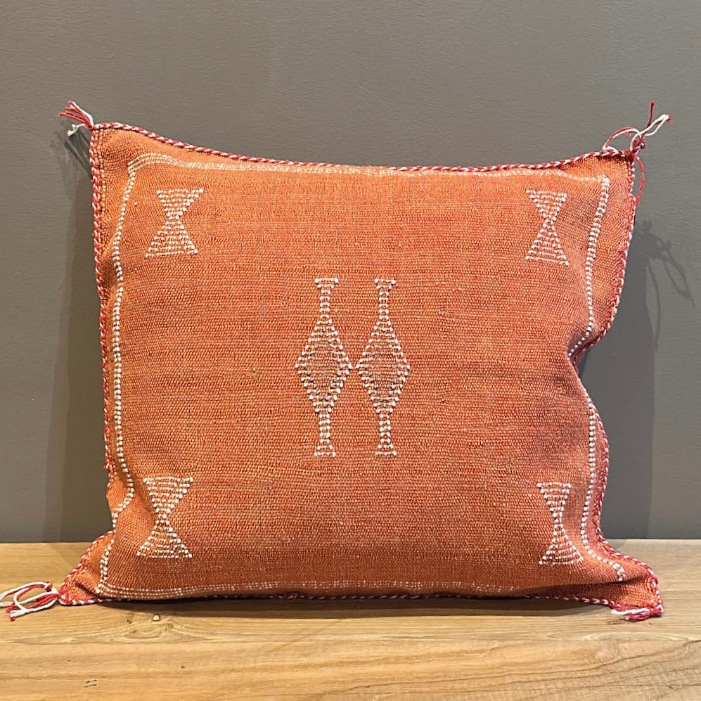 Putetrekk 50x50 oransje