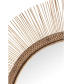 Speilramme oval i natur