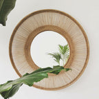 Speilramme flettet  stor