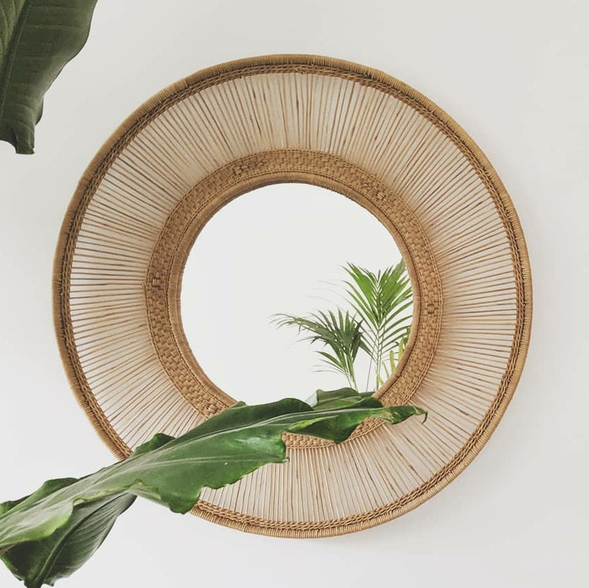 Speilramme flettet  stor