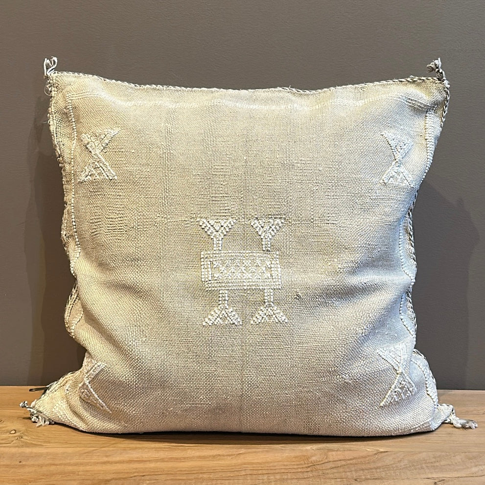 Putetrekk 50x50 lys grå