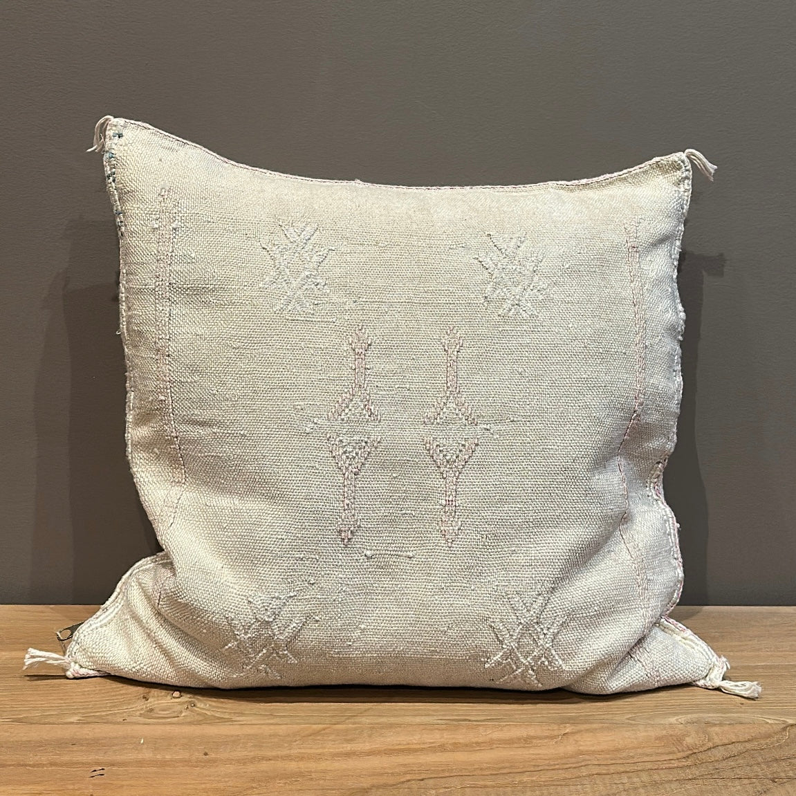 Putetrekk 50x50 lys grå