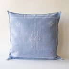 Marokkansk putetrekk i agavesilke 50x50