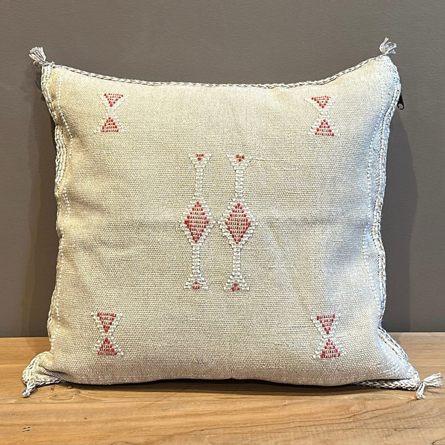 Putetrekk 50x50 lys grå