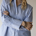 Armbånd med halvedelstener - Blå Lapis Lazuli