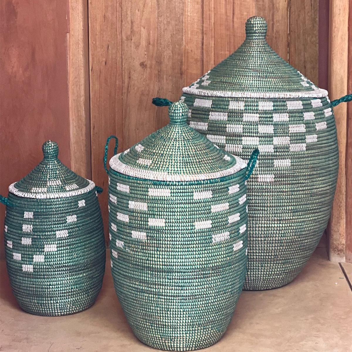 Savannenkurv - Grønn og hvit