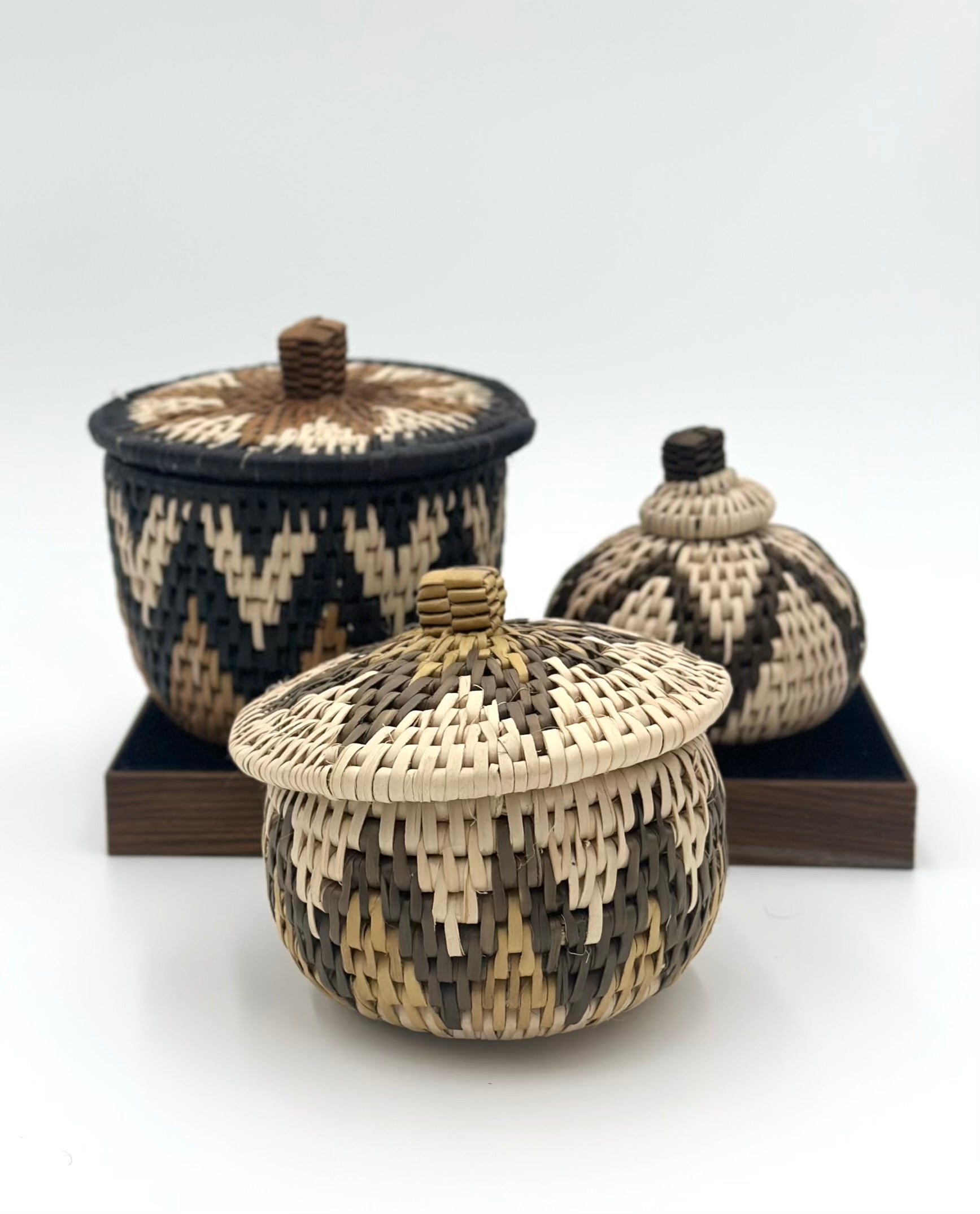 Zulukurv - Oppbevaringsboks med lokk