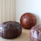 Marokkansk skinnpuff stor