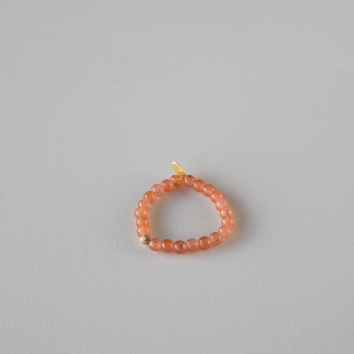 Savannen Armbånd av rosa og oransje halvedelstener
