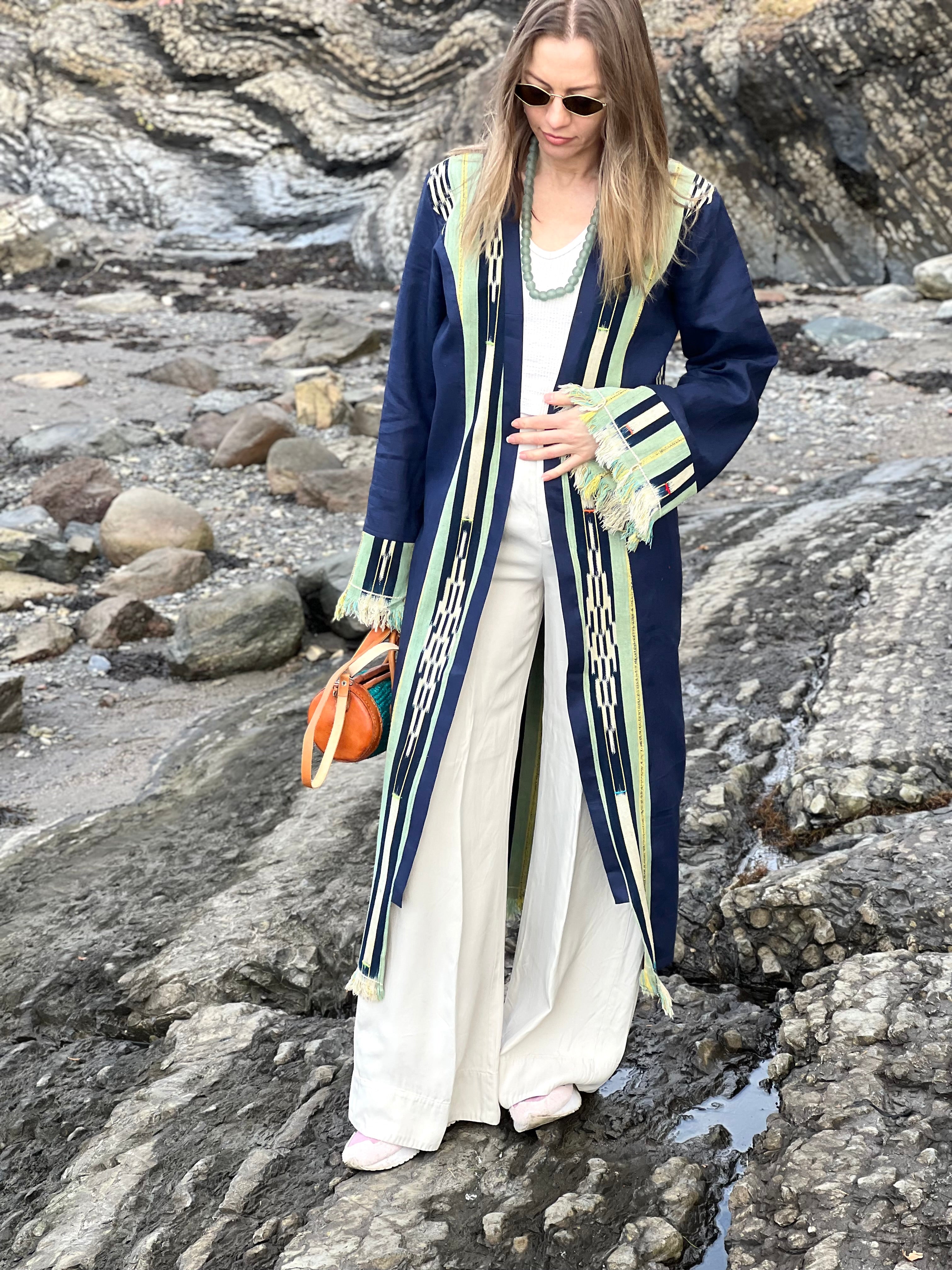Kimono i vintagestoff