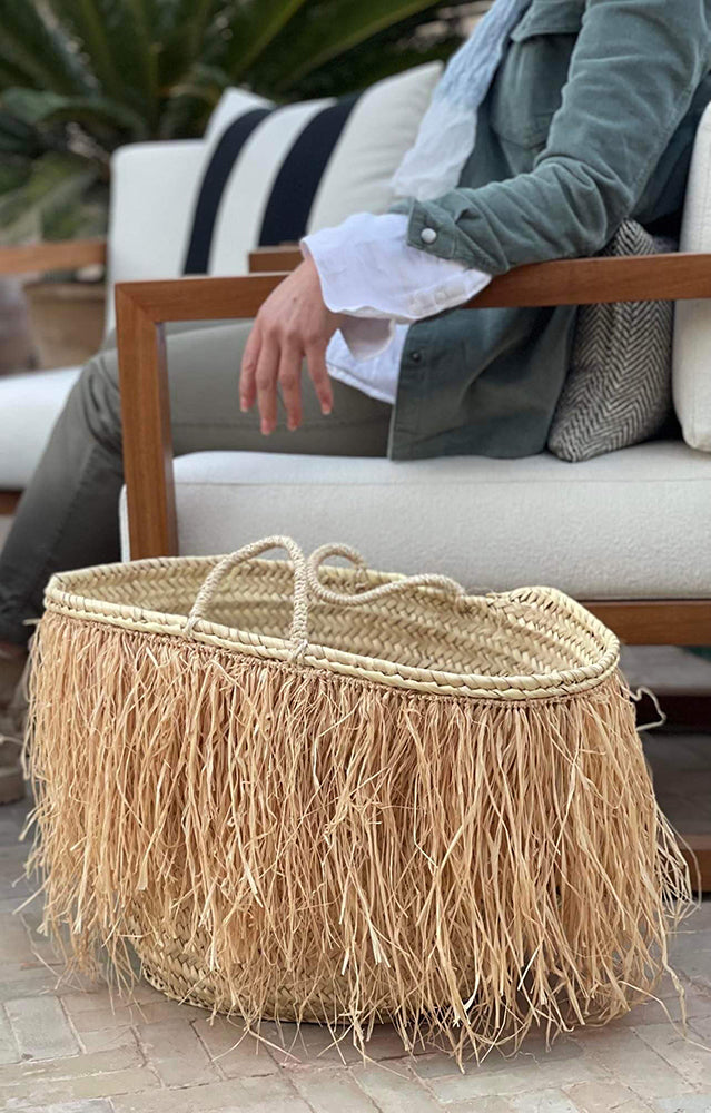 Marokkansk handleveske med frynser