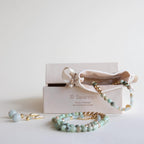 Halskjede med halvedelstener - Tigerøye