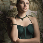 Savannen Halskjede av agat halvedelstener choker