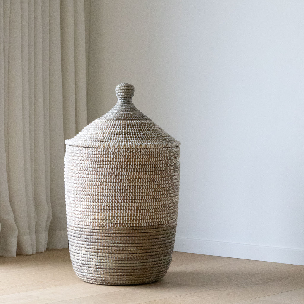 Savannenkurv - Hvit og grå