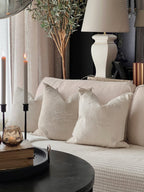 Moroccan cushion cover in agave silk 50x50
