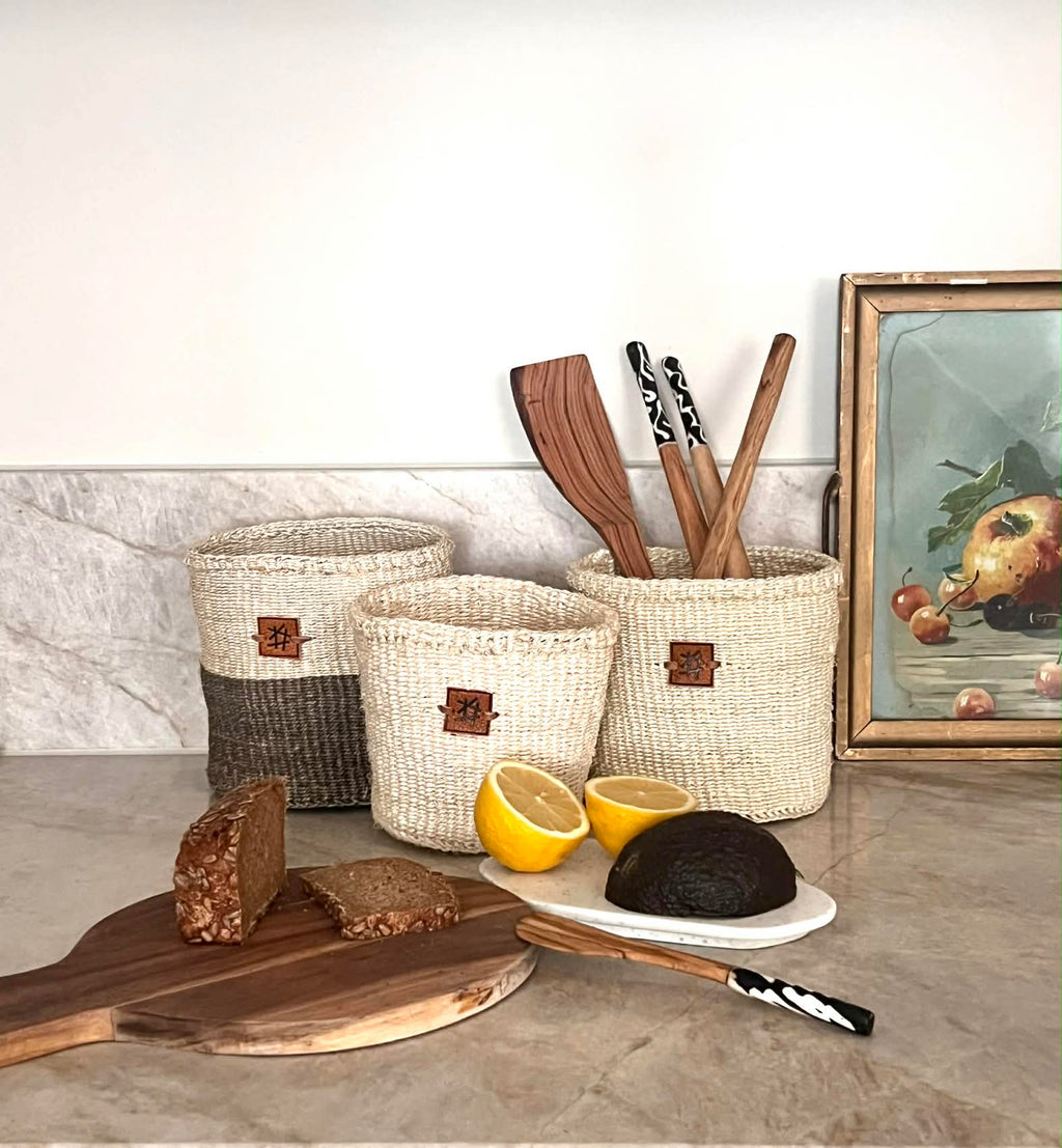 Små sisalkurver fra Kenya