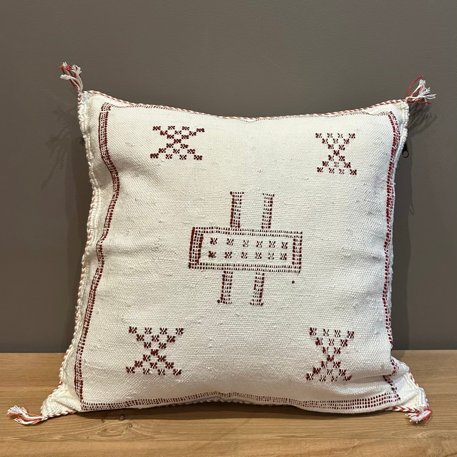 Putetrekk 50x50 hvitt