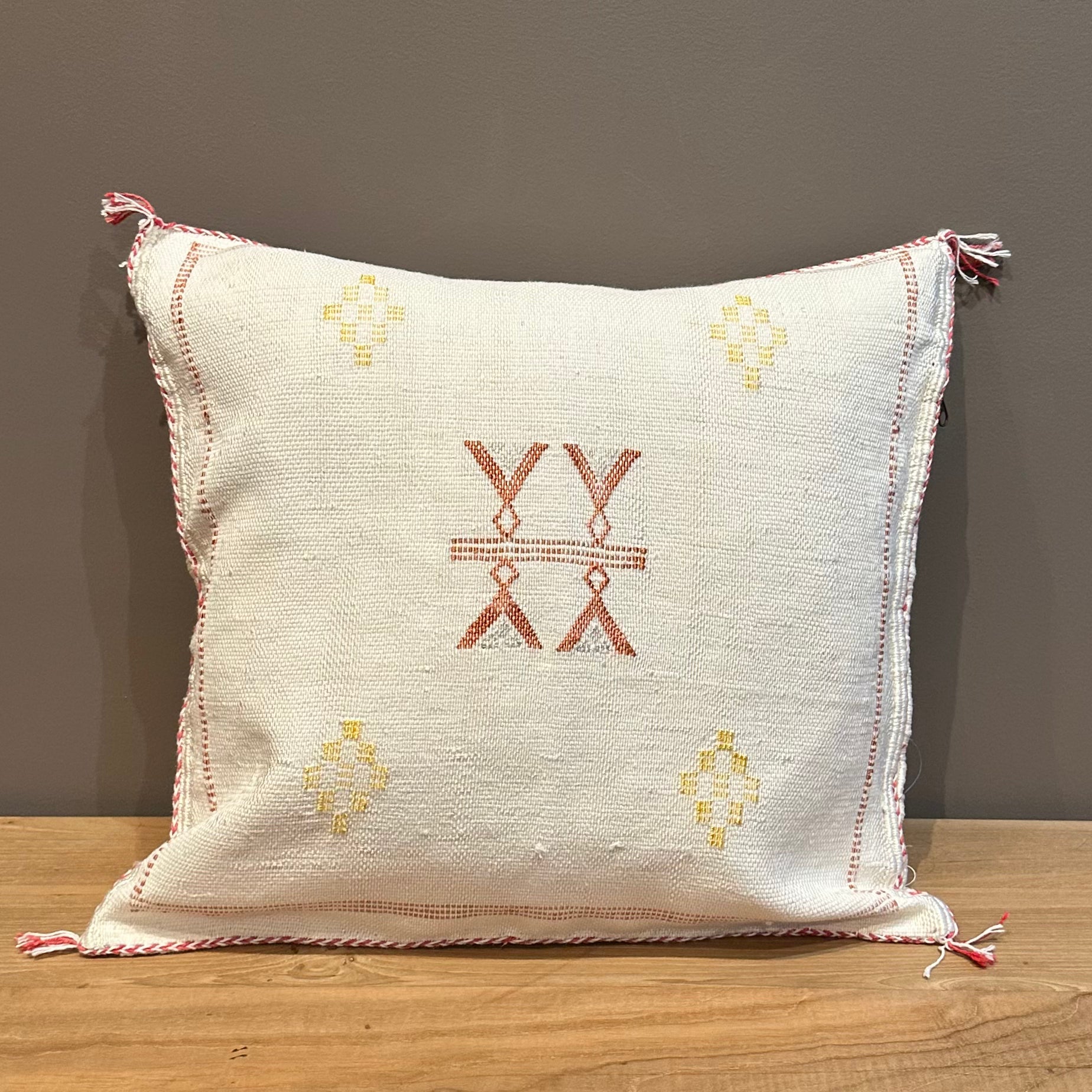 Putetrekk 50x50 hvitt