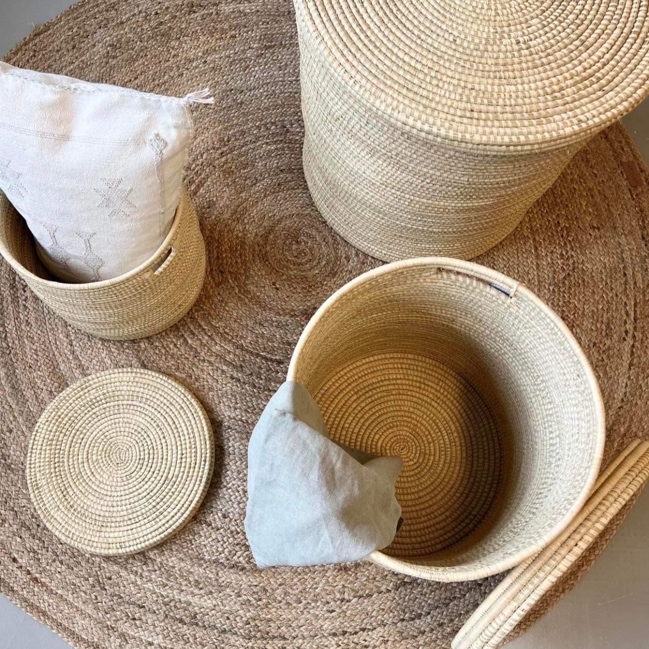 Kurv med flatt lokk - Medium