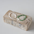 Armbånd med halvedelstener - Jade